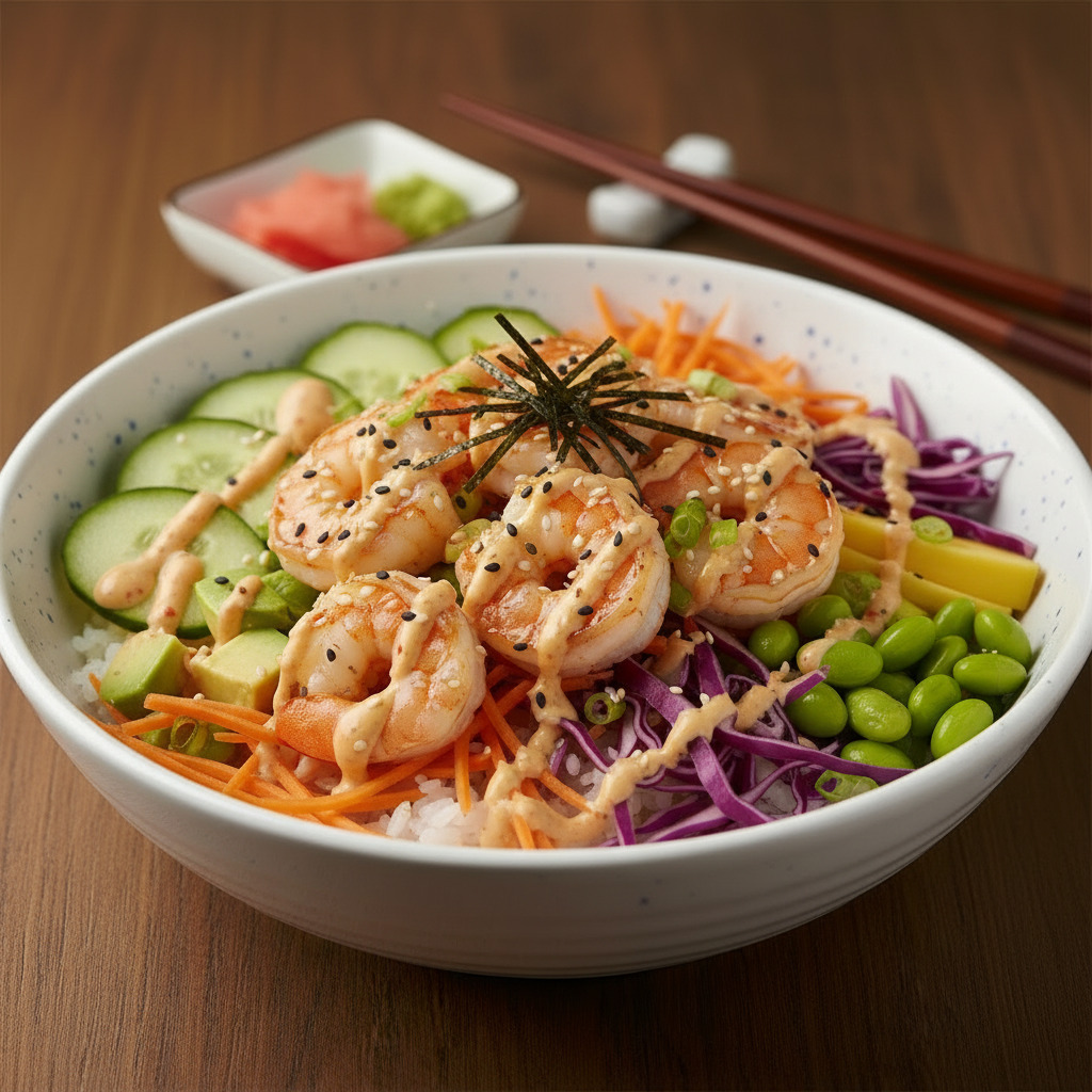 Karides Poke Bowl