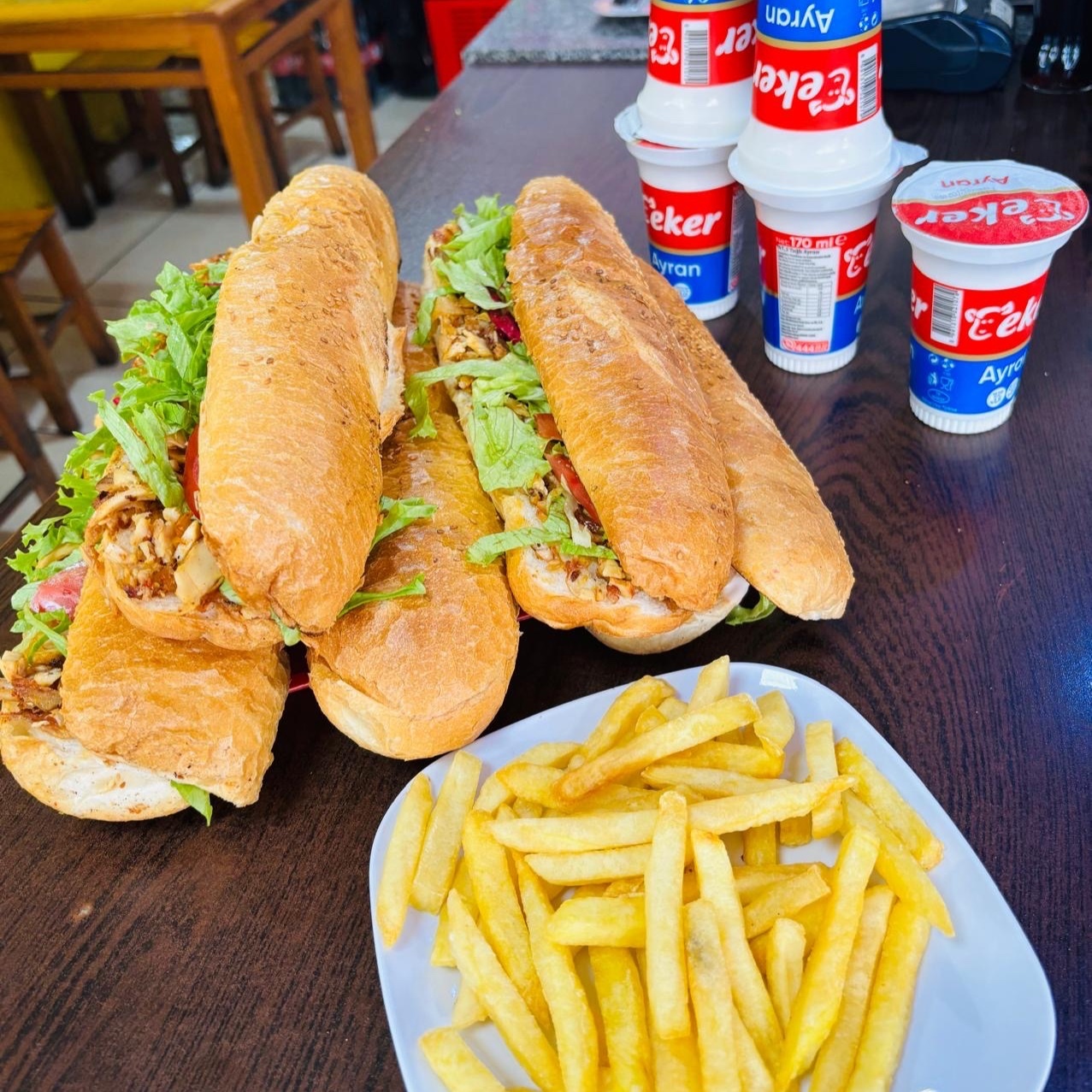 5'li Tam Tavuk Döner Menü
