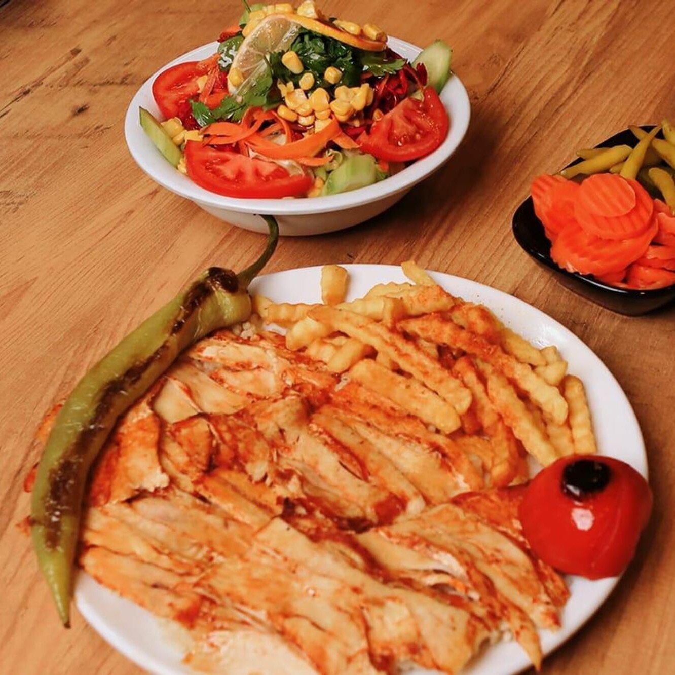 İskender (Tavuk Dönerden)
