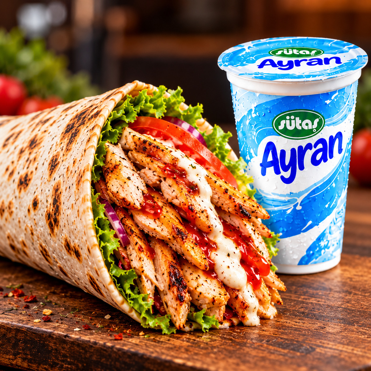 Tavuk Döner Dürüm Menü