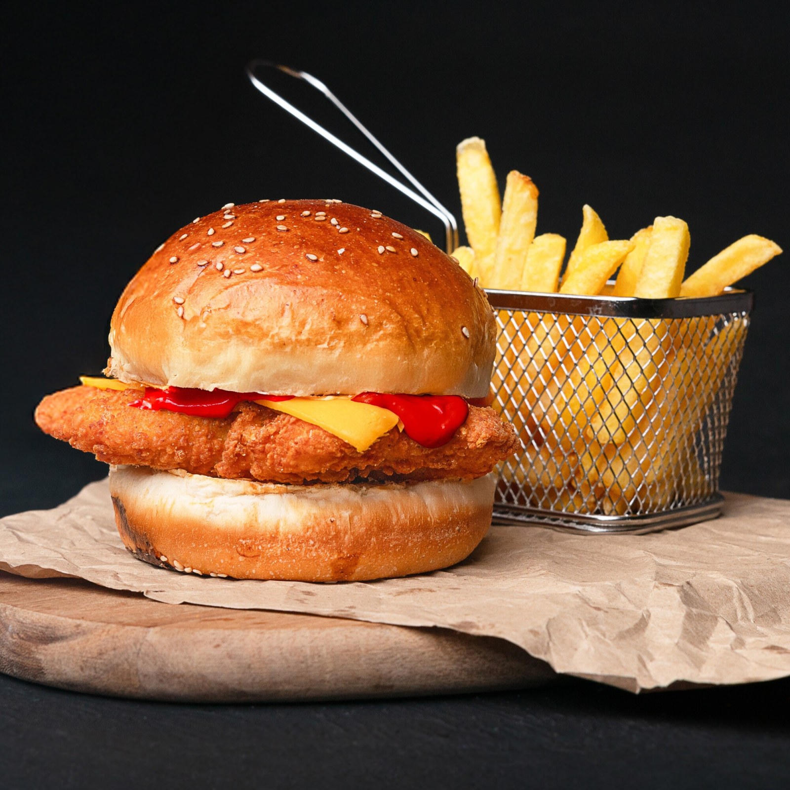Fiery Chick Burger Papi