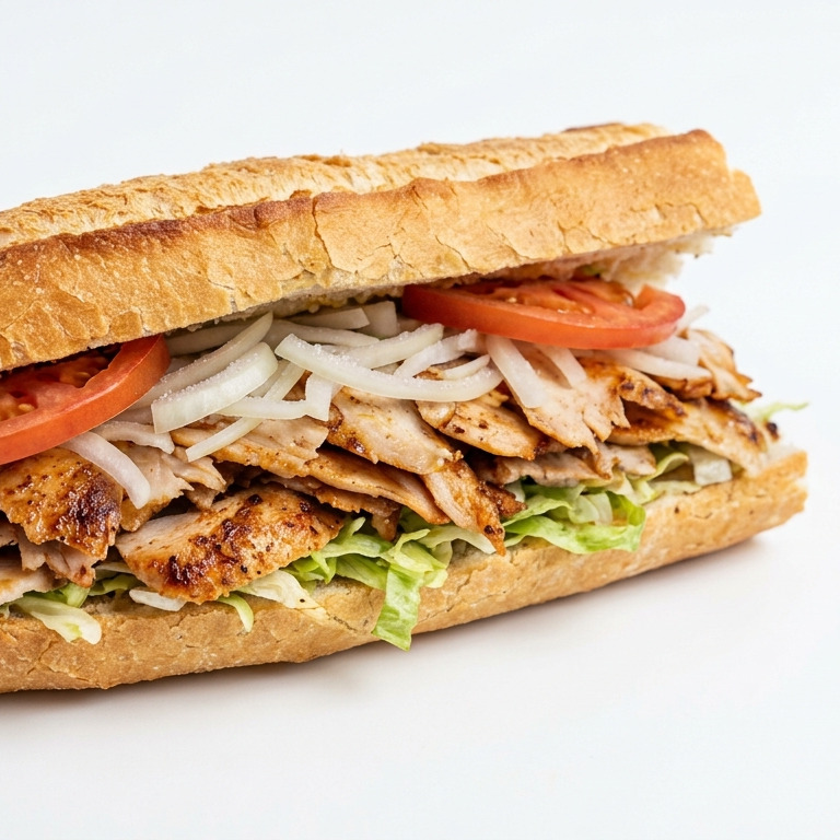 Klasik Yarım Ekmek Arası Tavuk Döner
