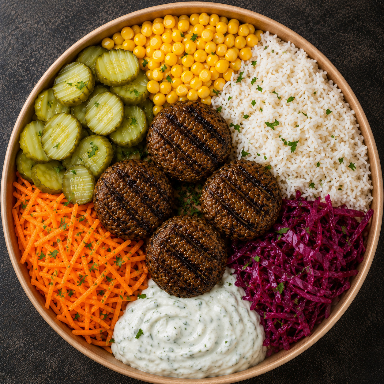 Izgara Köfteli Basmati Bowl