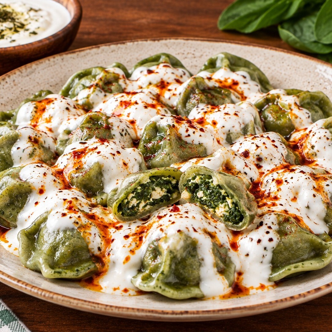 Ispanaklı Mantı