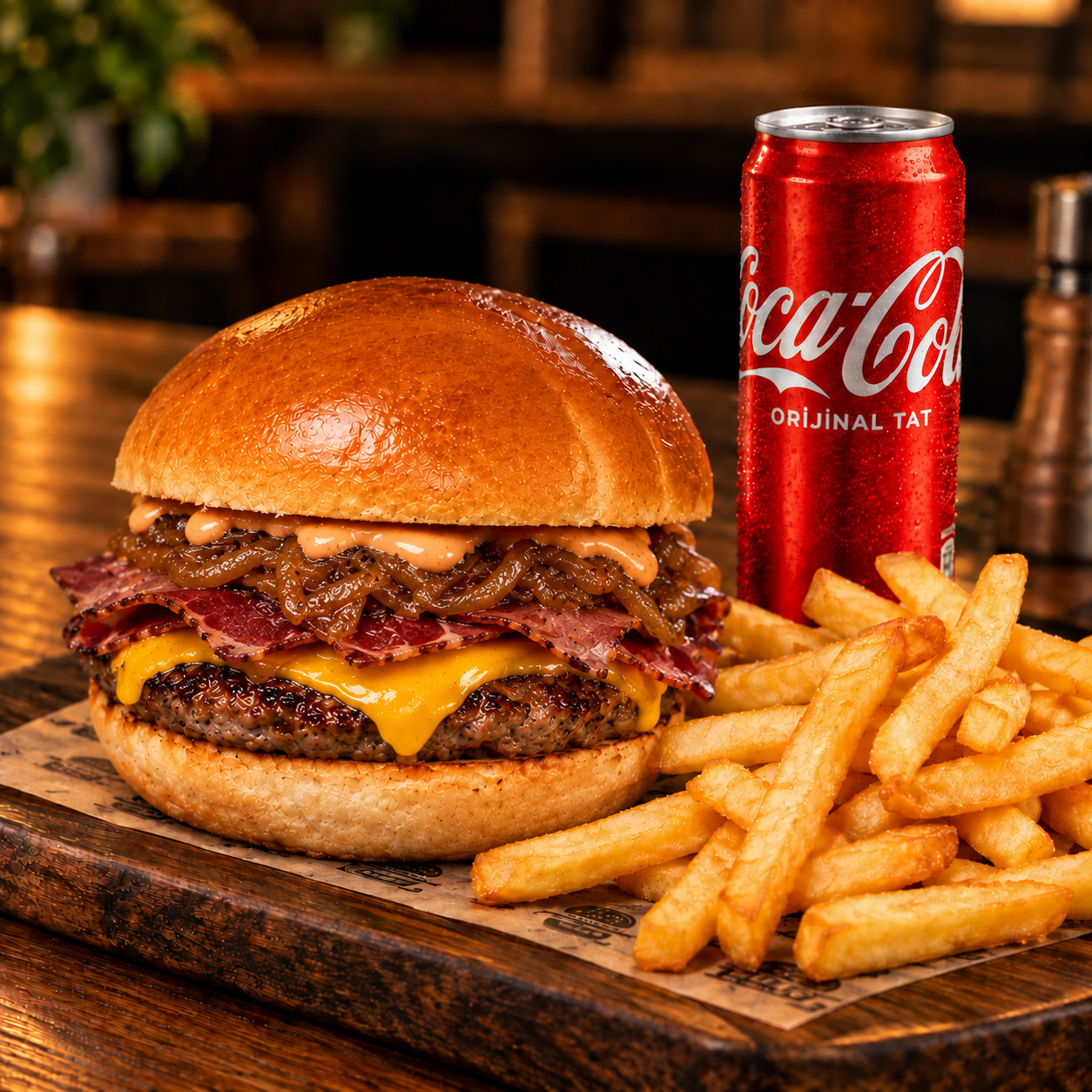 Diamond Burger + Coca-Cola (33 Cl)
