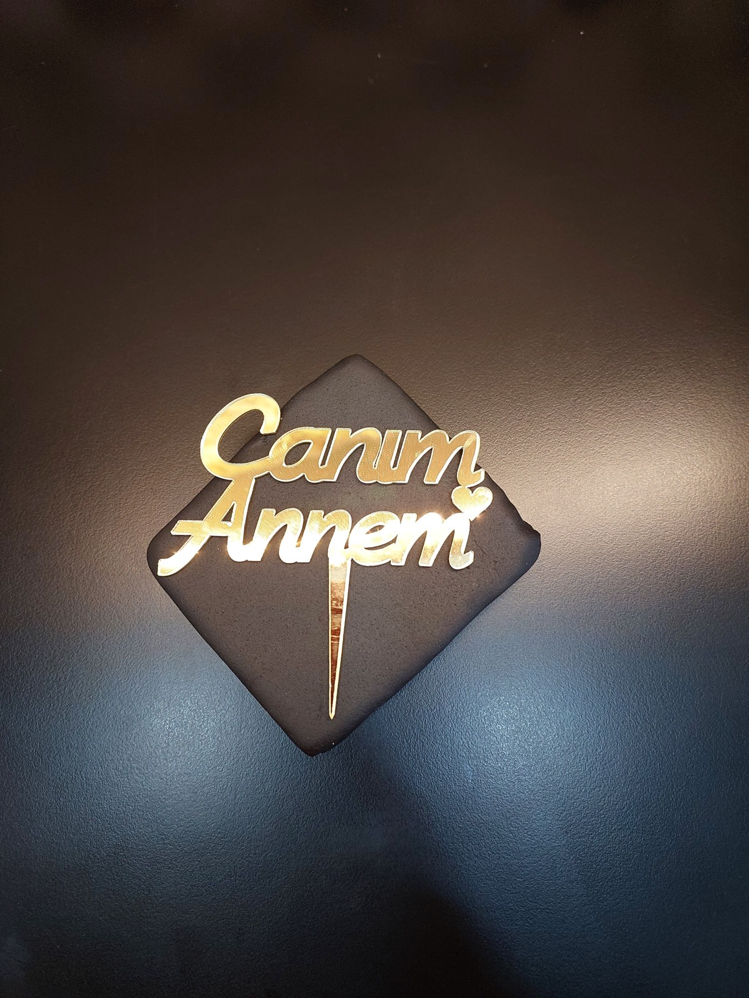 Canım Annem Gold Pleksi