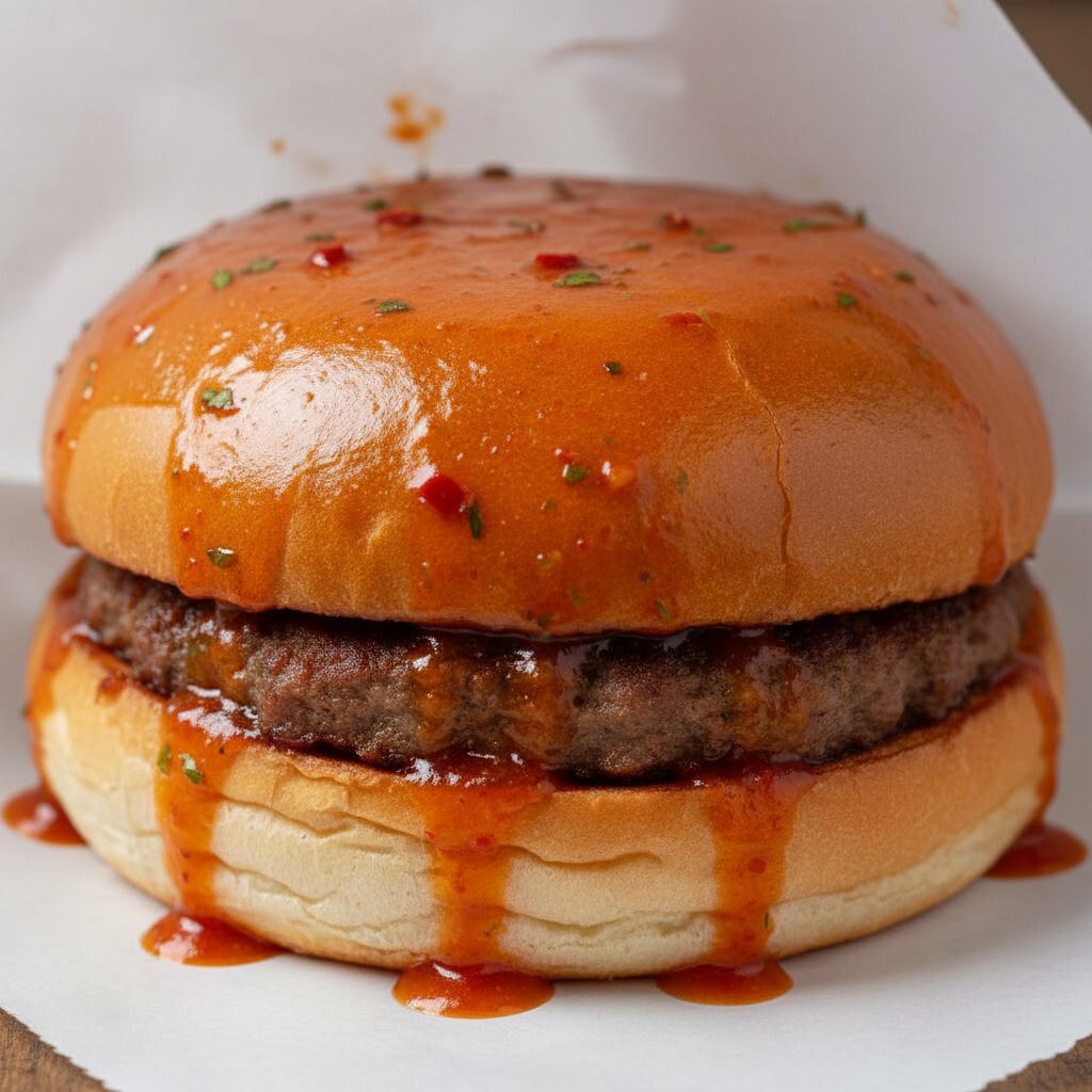 Rus Salatalı Islak Hamburger
