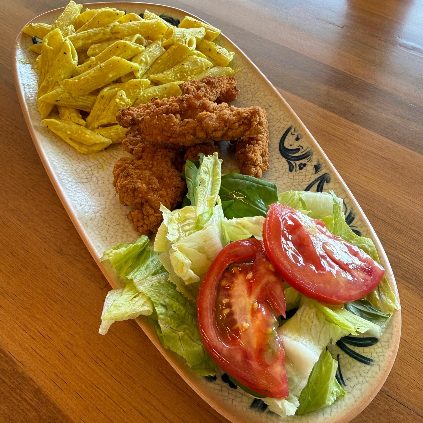 Çıtır Tavuk & Makarna & Salata