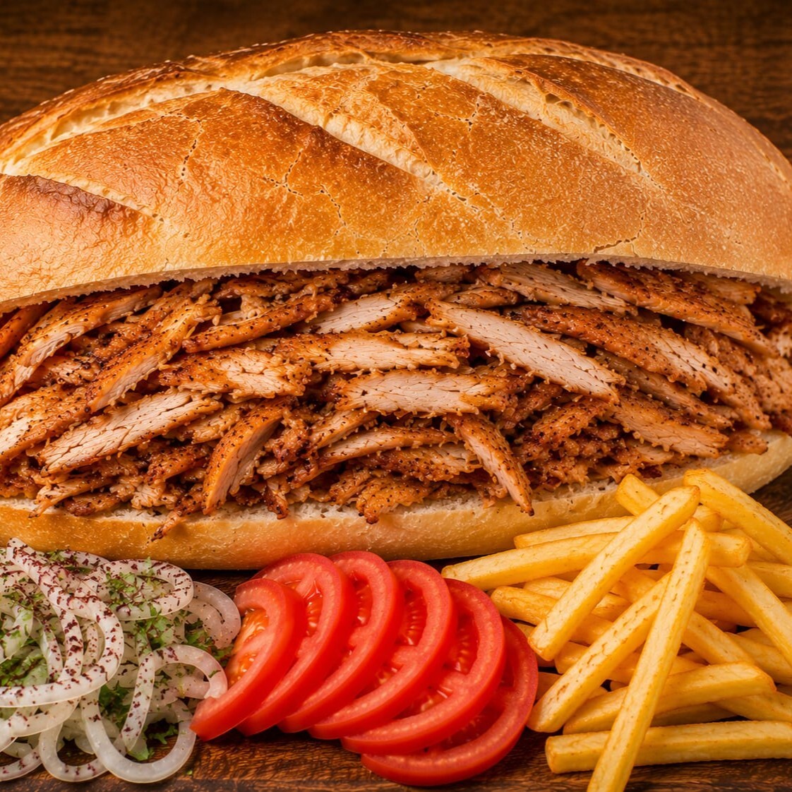 Tam Ekmek Arası Tavuk Döner