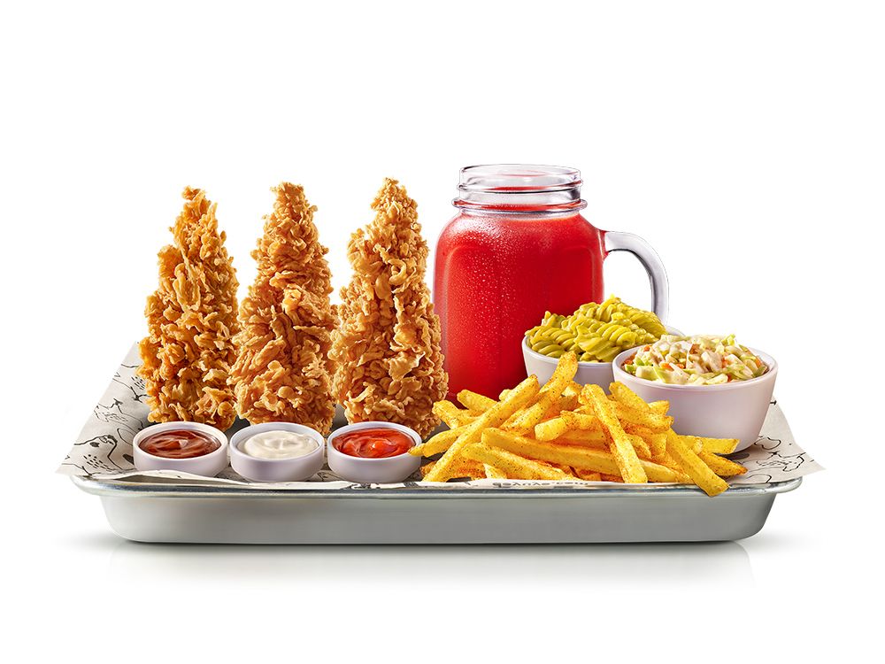 Cajun Tenders 3'lü Menü