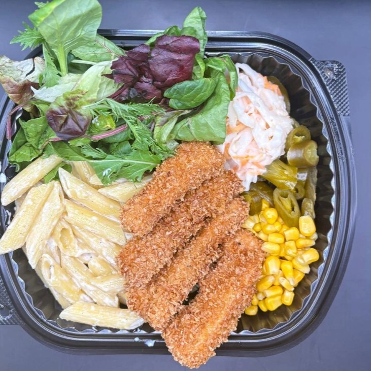 Makarnalı Tavuk Tenders Bowl
