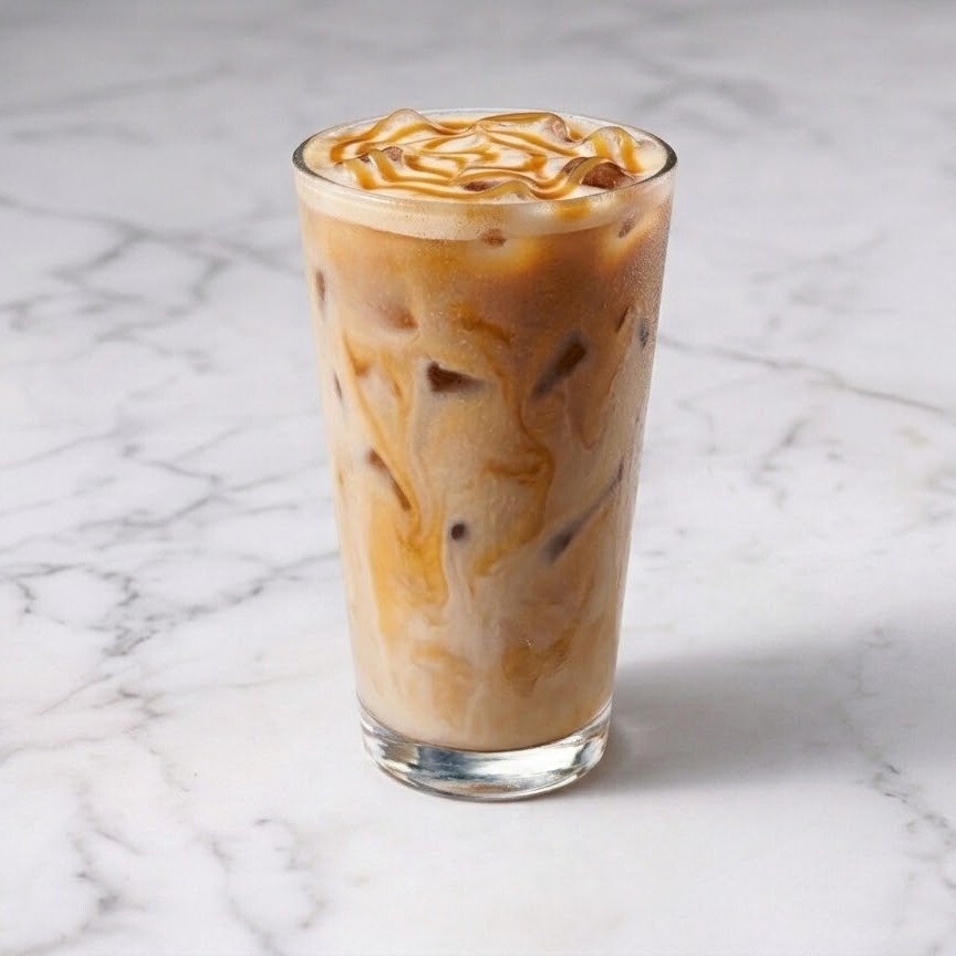 Iced Caramel Latte (16 Oz)