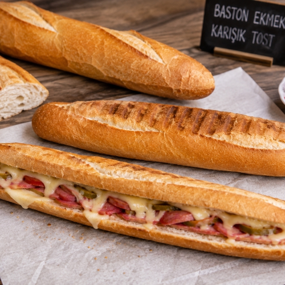 Bütün Baston Ekmek Tost