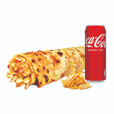 Tavuk Döner Medium Dürüm Patates Cola Menü