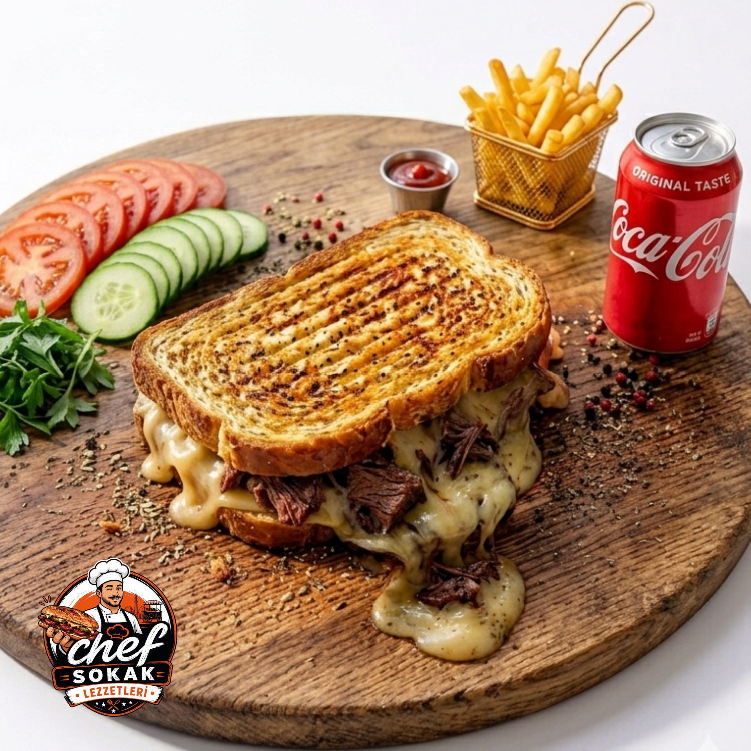 Kavurmalı Tost Menü 1