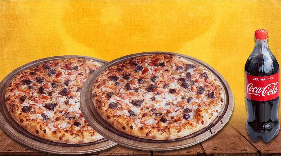 2'li Orta Boy Pizza Menü