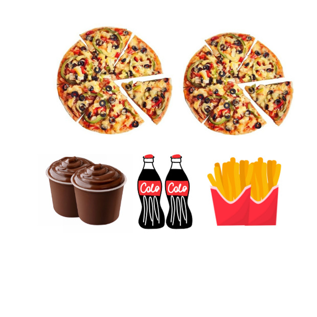 Tatlı Pizza Menü (Küçük Boy)
