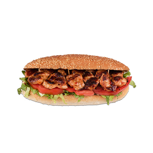 Ekmek arası tavuk çöp şiş