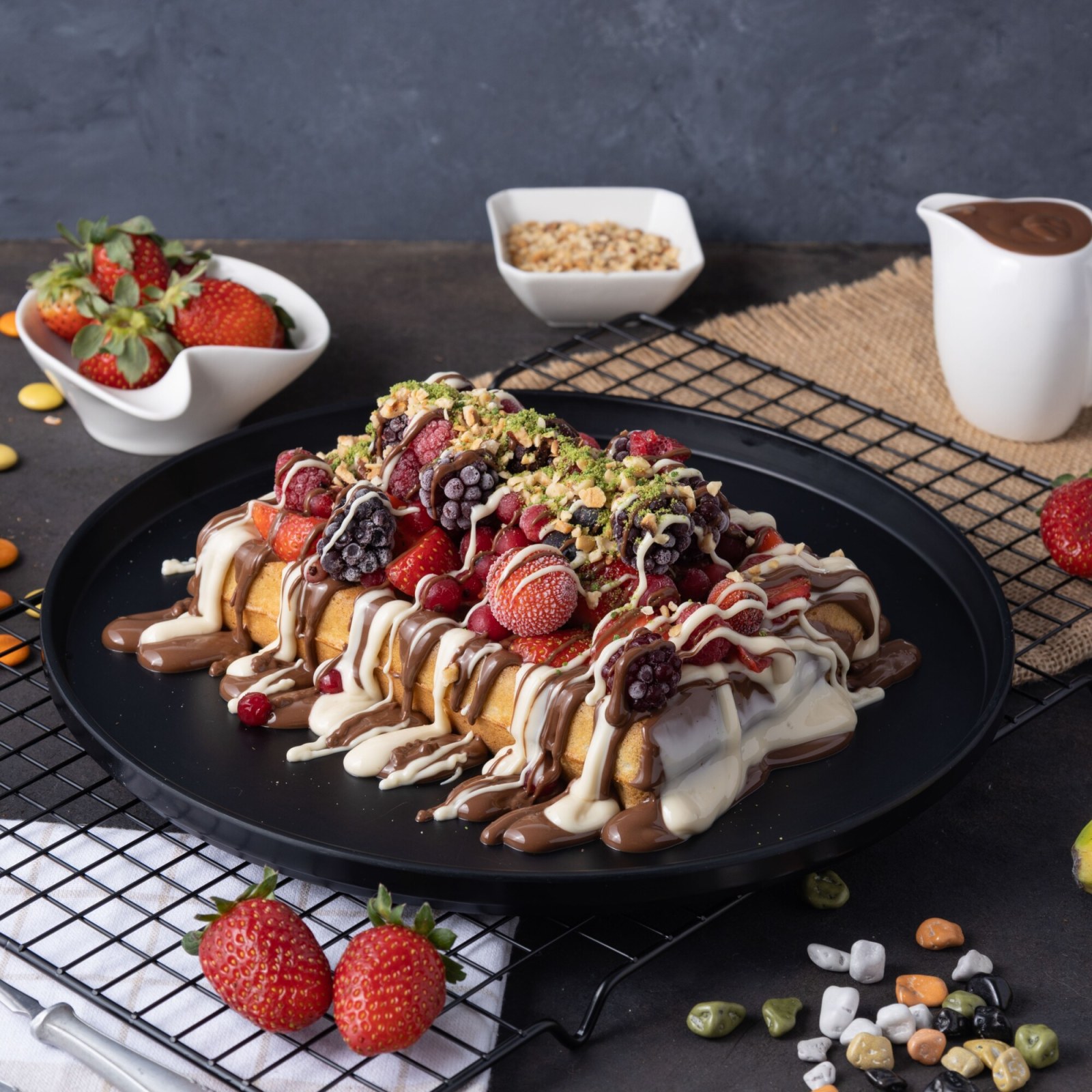 Berry Waffle (Medium)