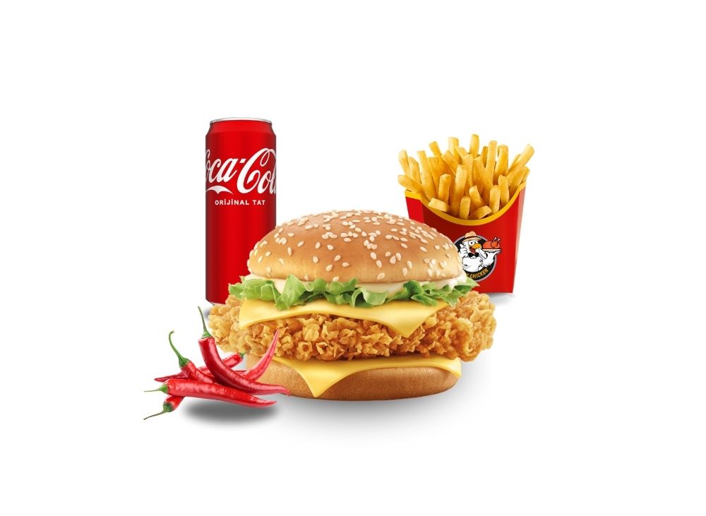 Happy Hot Burger Menü