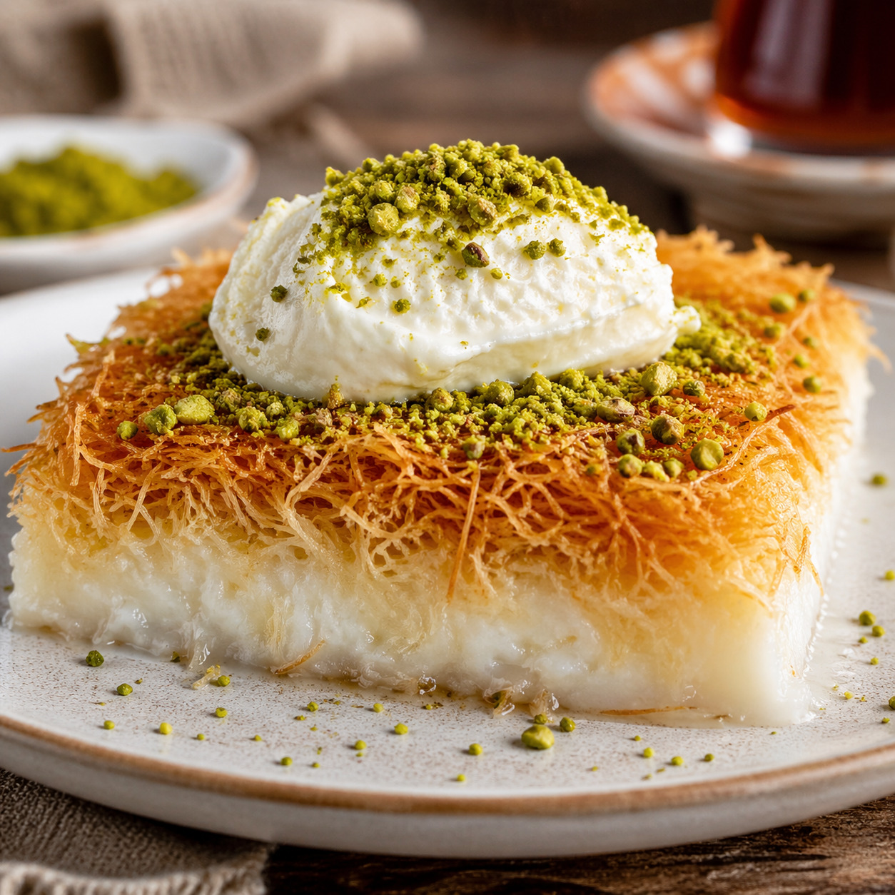 Sütlü Tel Kadayıf Kaymaklı