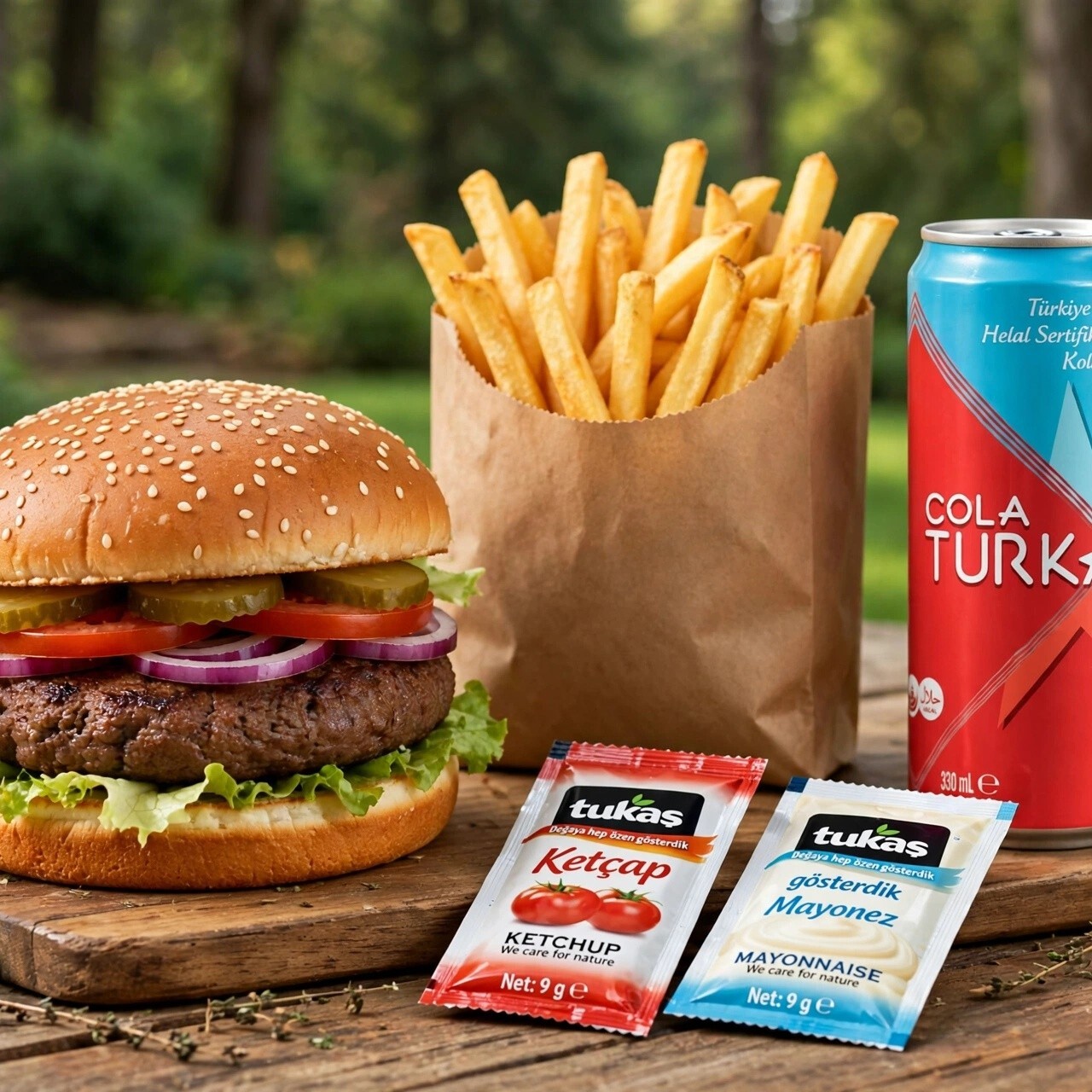 Klasik Köfte Burger menü