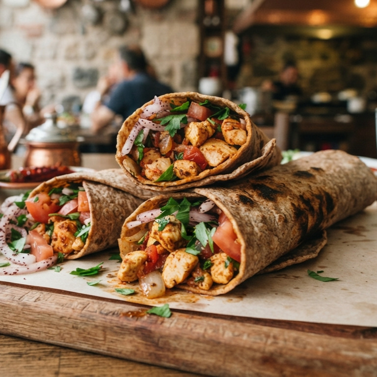 Tam Buğday Tavuk Tantuni Dürüm (100 Gr)