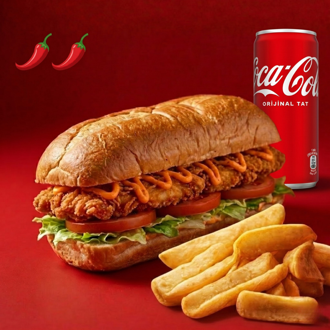 Chipotle Chicken Sandviç Menü