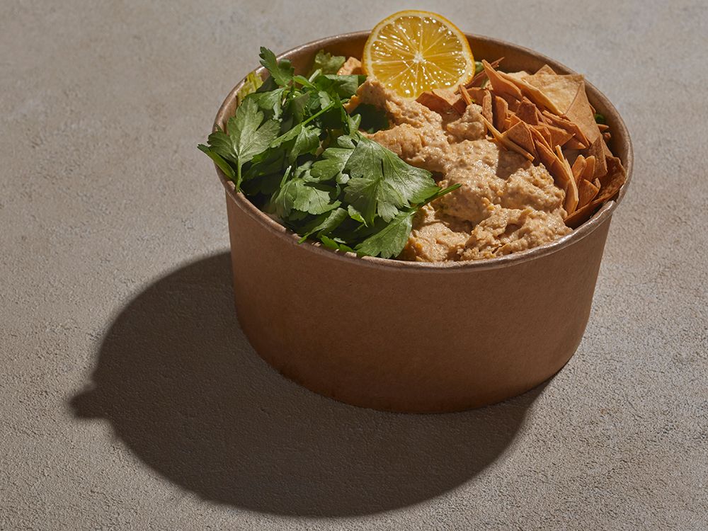 Creamy Hummus + Tortilla Chips
