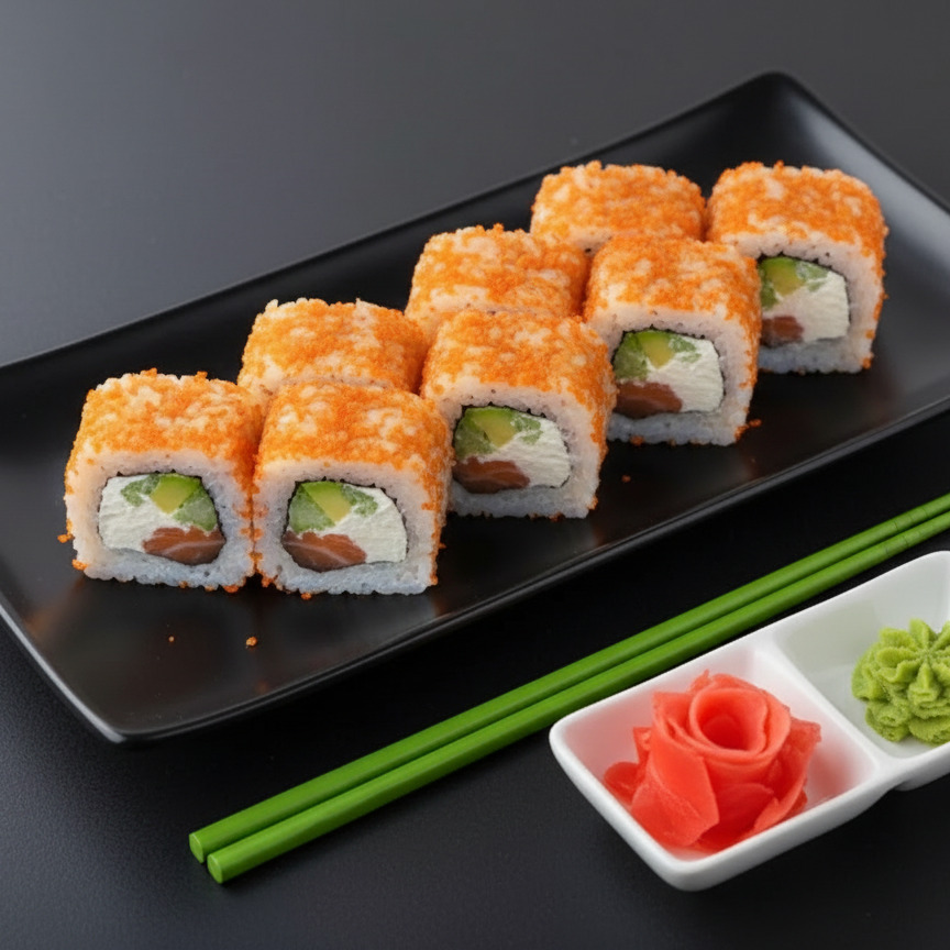Spicy Philadelphia Roll (8 Pcs)