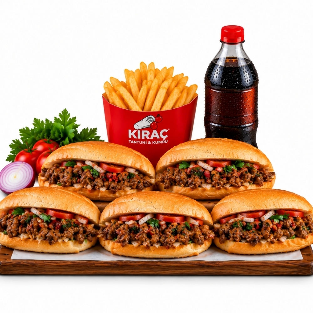 5'li Et Biftek Tantuni Menü