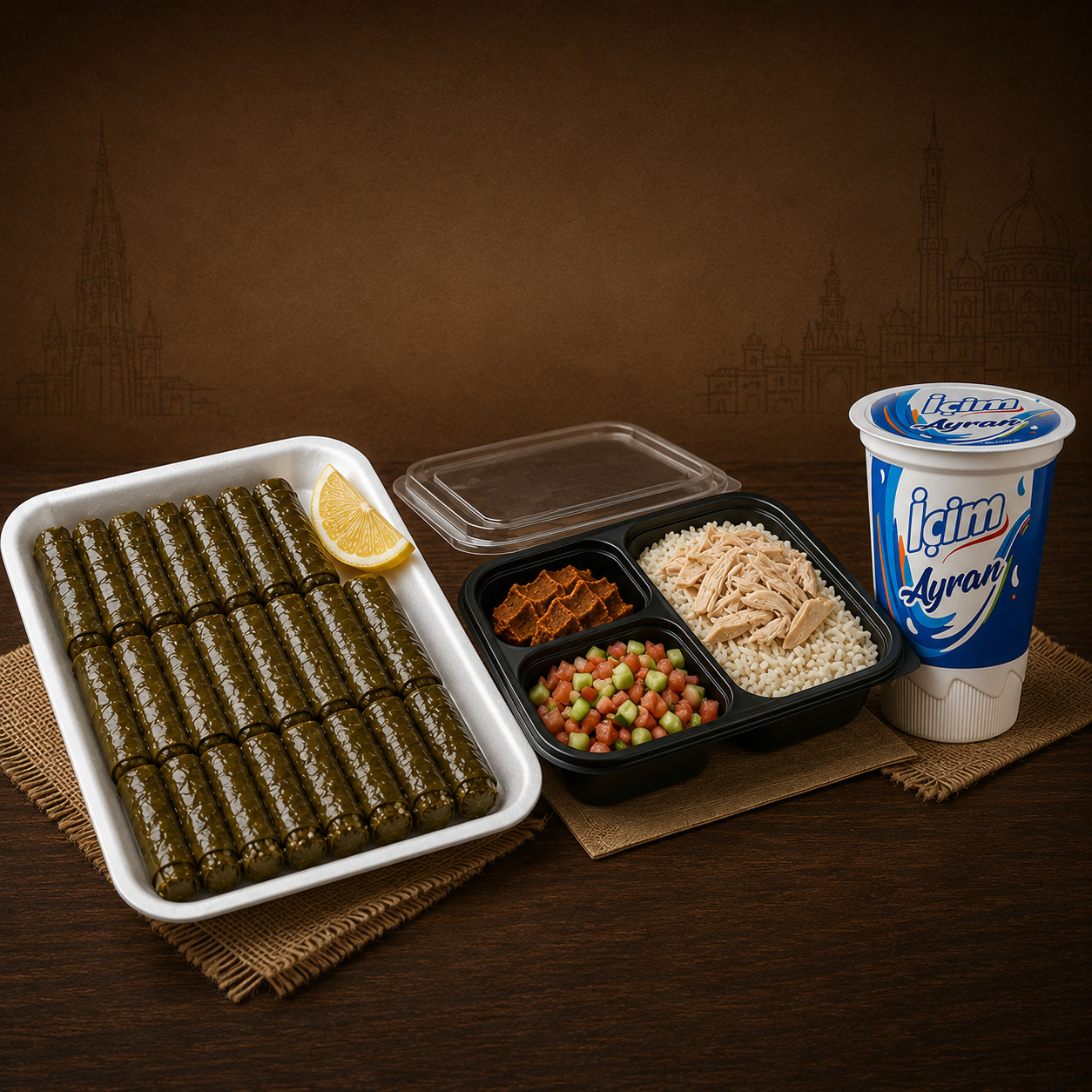 Tek Kişilik Sarma Menü