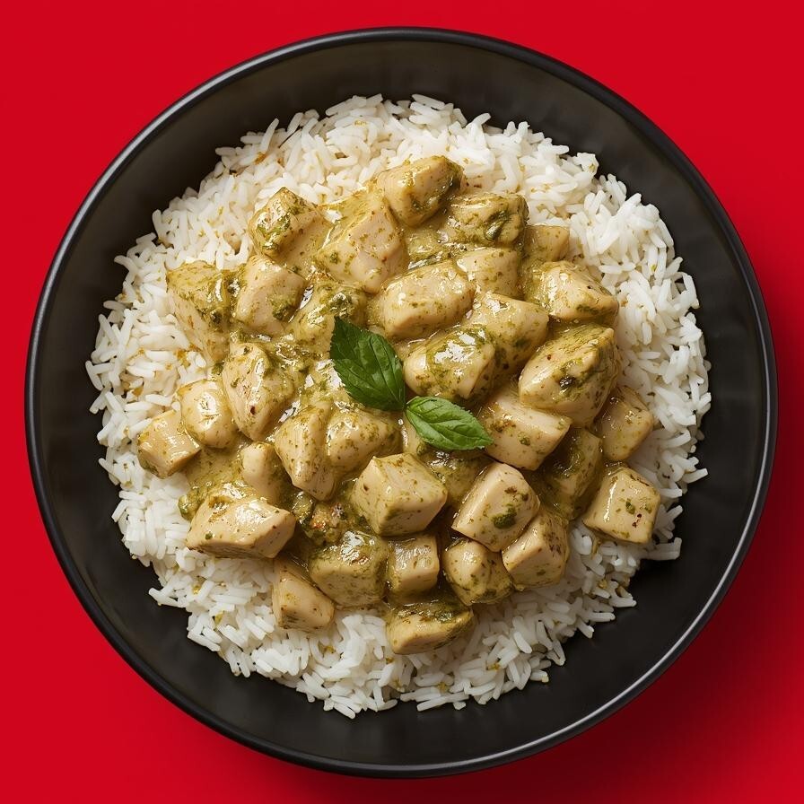 Pesto Soslu Pilav