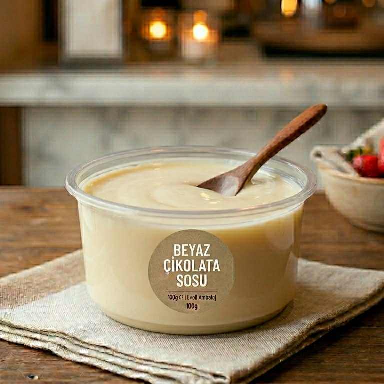 Beyaz Çikolata Sosu (100 Gr)