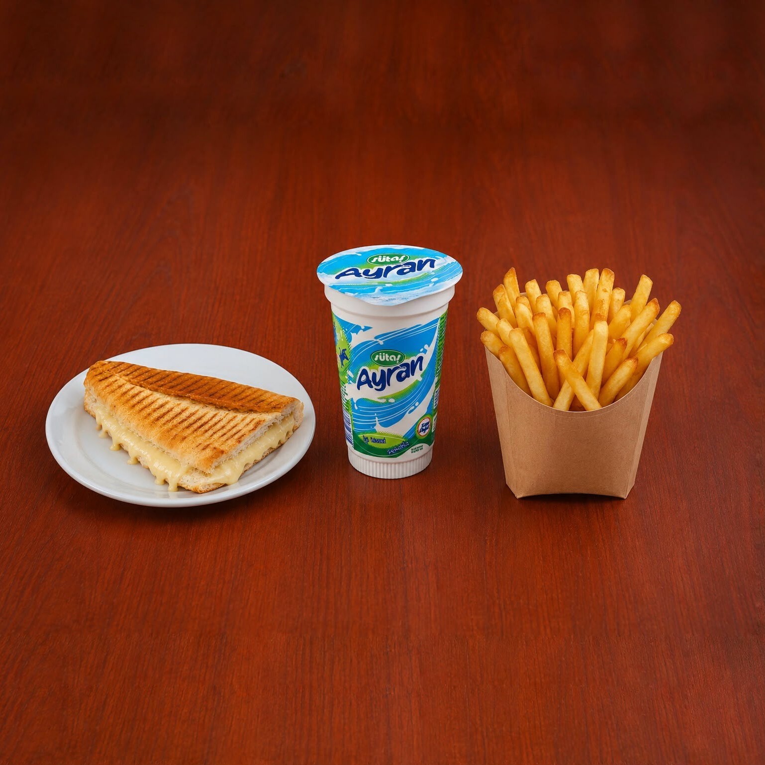 Yarım Ekmek Bol Kaşarlı Tost Menü