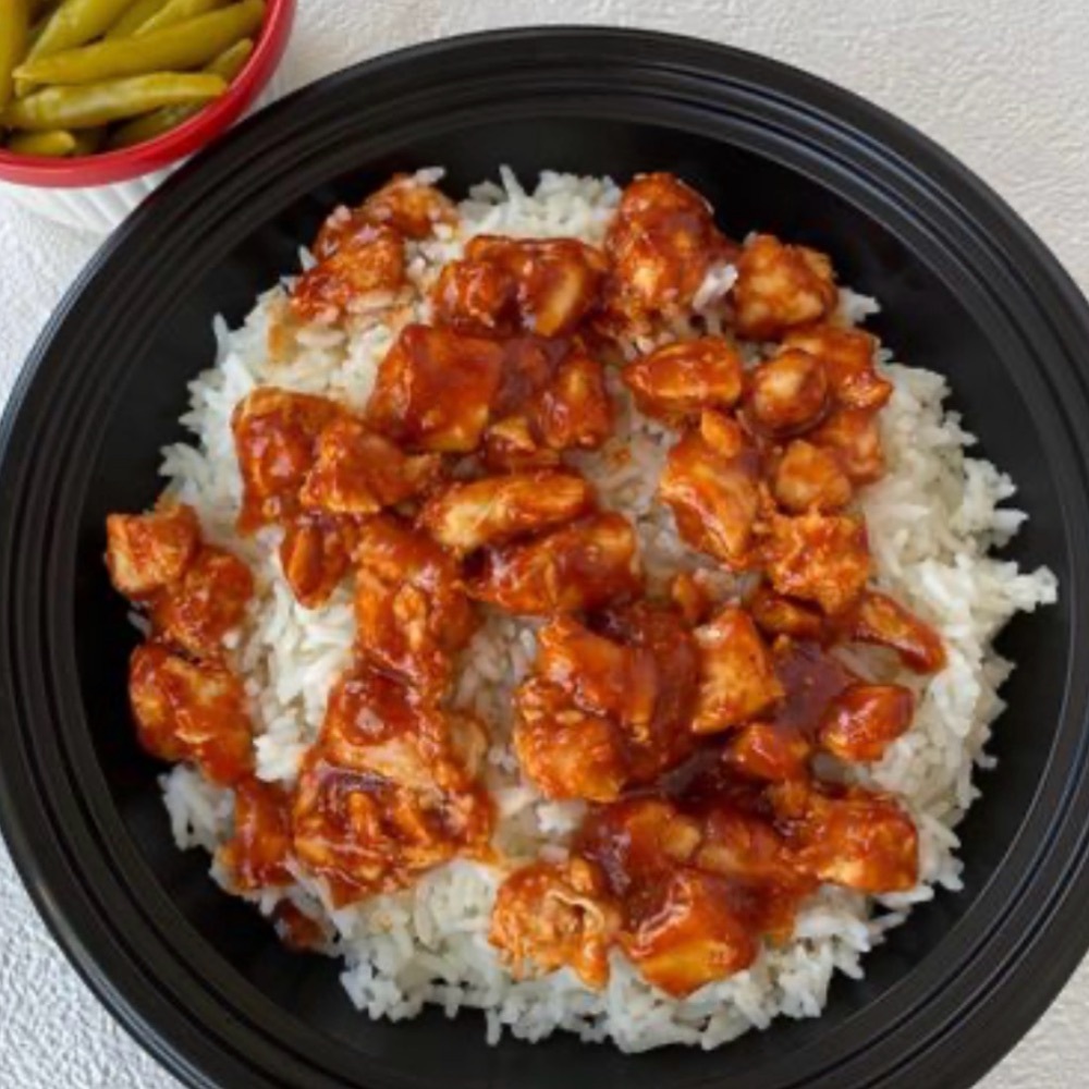 Barbekü Soslu Tavuklu Pilav