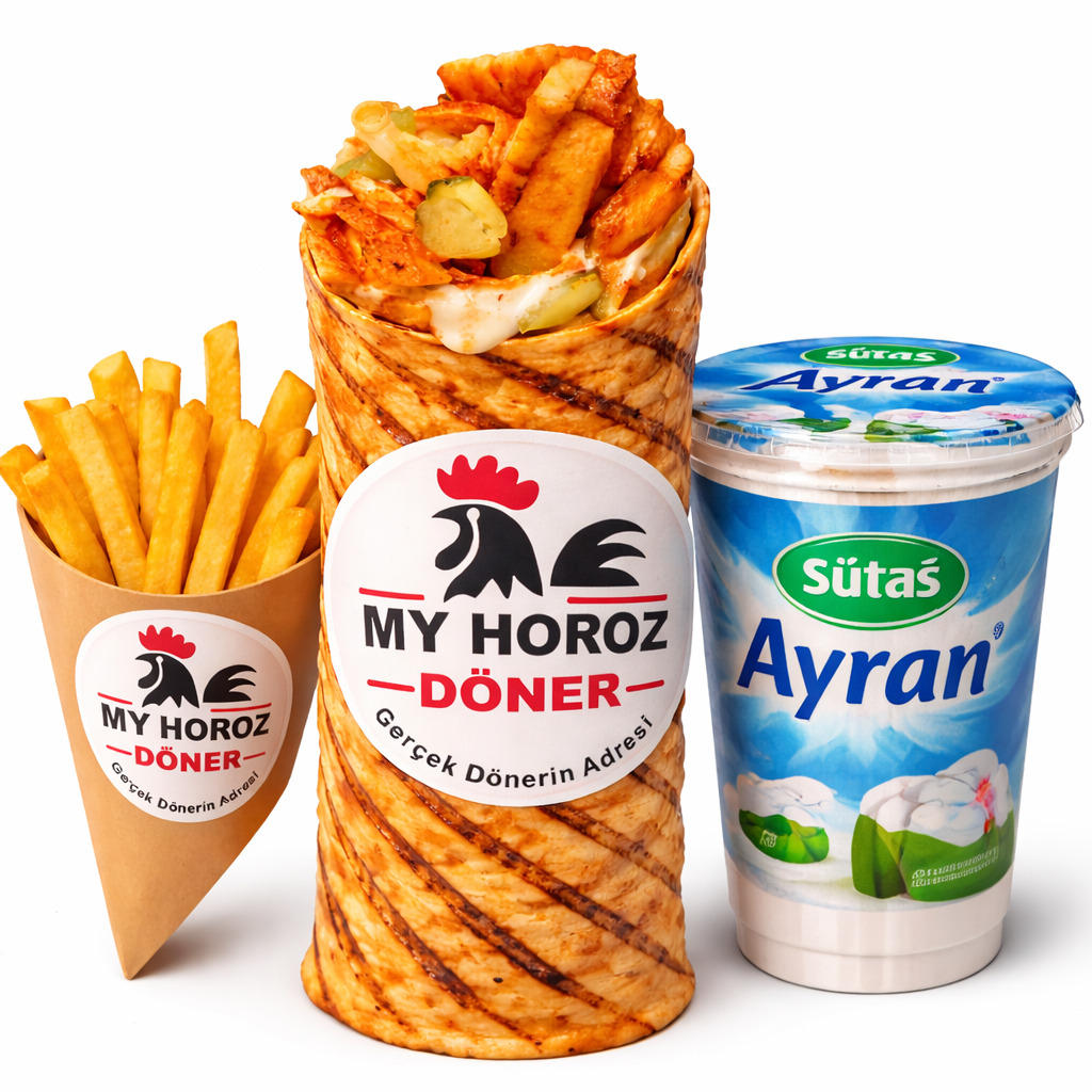 Small Tavuk Dürüm Menü (75 gr)