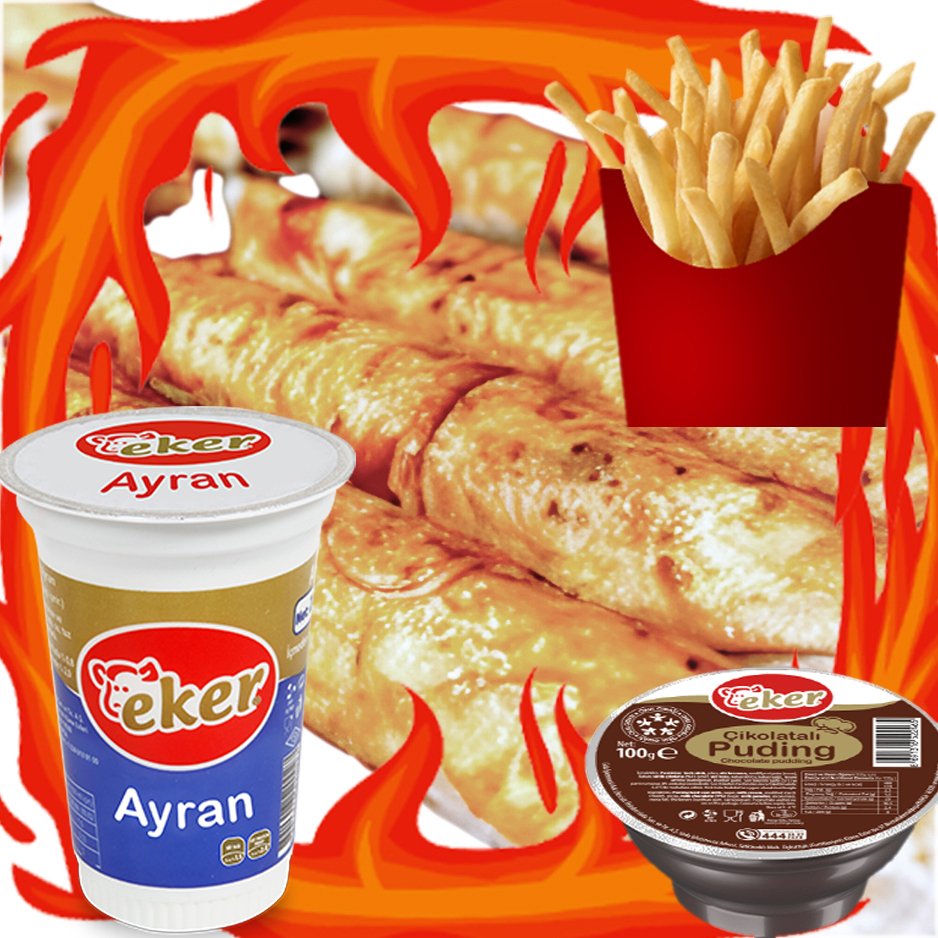 Acı Soslu Full Menü