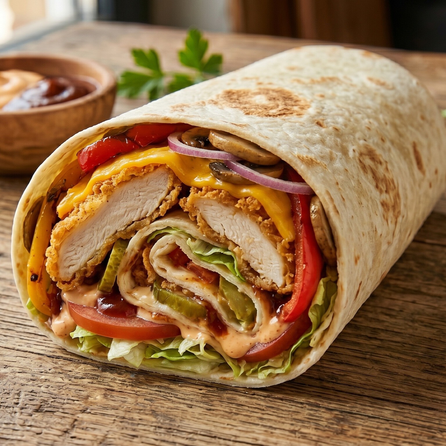 Çıtır Tavuk Wrap