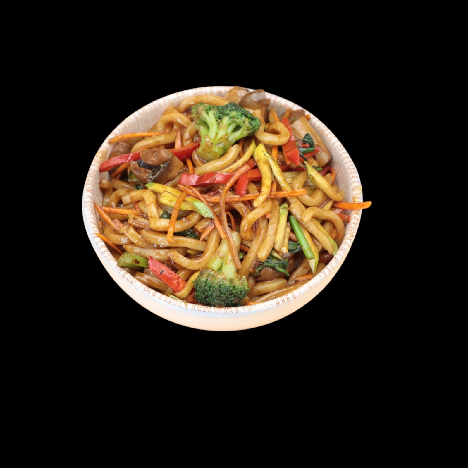 Siyah Sarımsaklı Sebzeli Udon