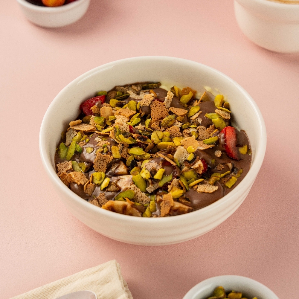 Taze Meyveli Chocolate Bowl