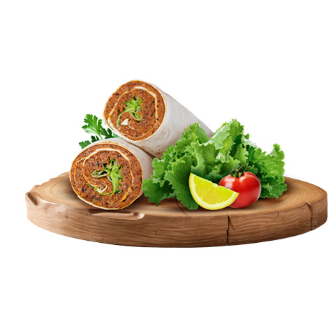 Double Çiğ Köfte Dürüm (150 )gr