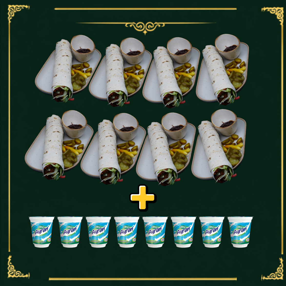 8'Lİ Double Dürüm Menü