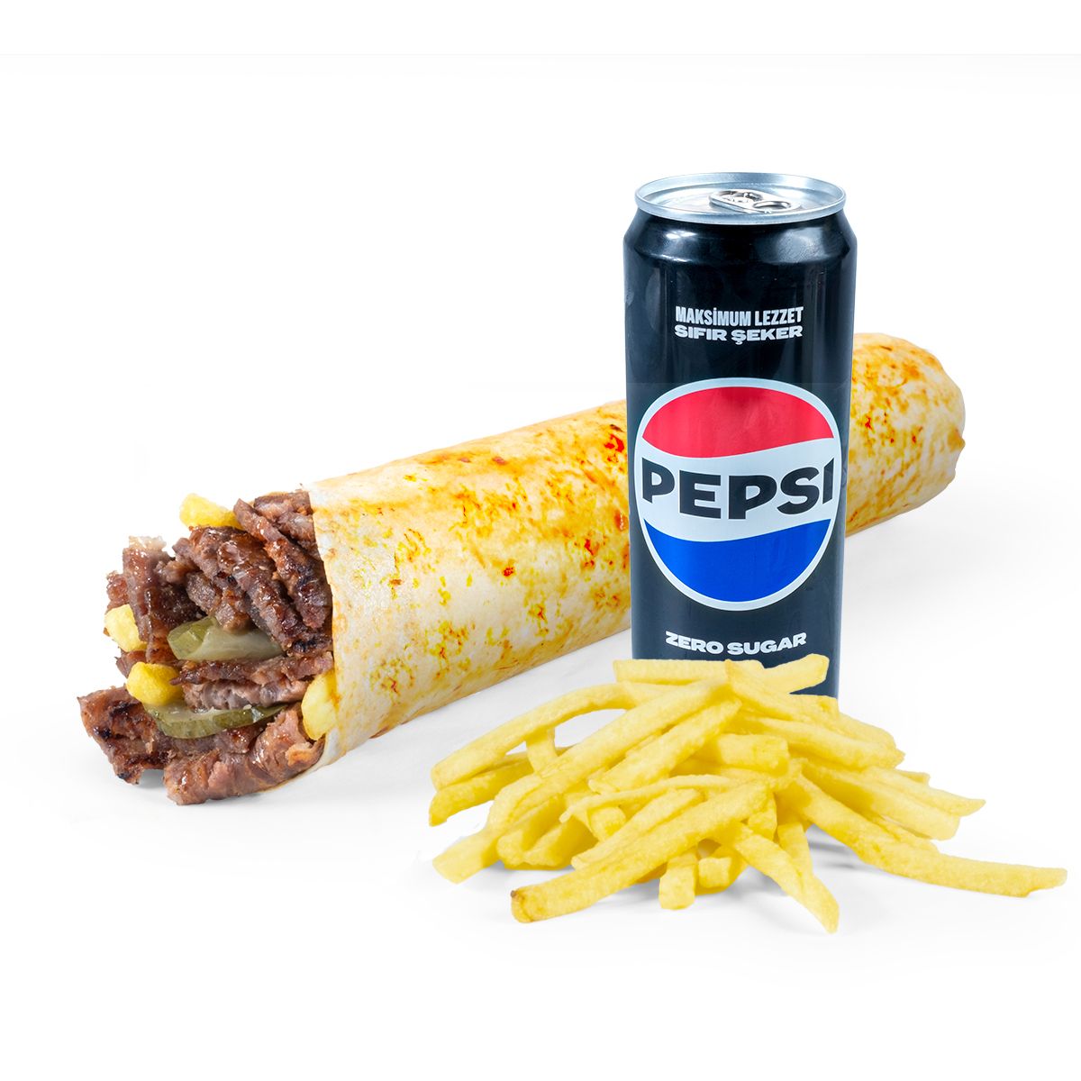Et Döner Dürüm Menü (160gr.)