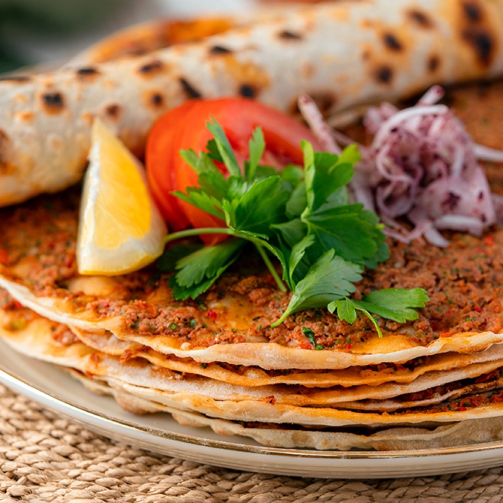 5'li Lahmacun Menü-(1 Kutu pepsı icecek)