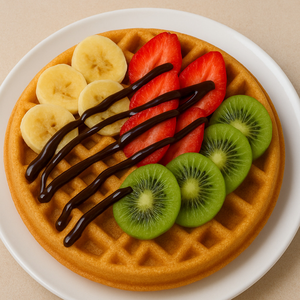 Bitter Çikolatalı Waffle
