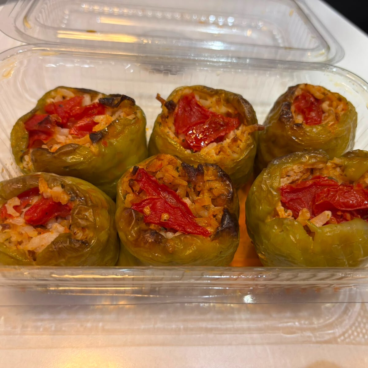 Zeytinyağlı Fırınlanmış Biber Dolması ( Paket 500 gr )