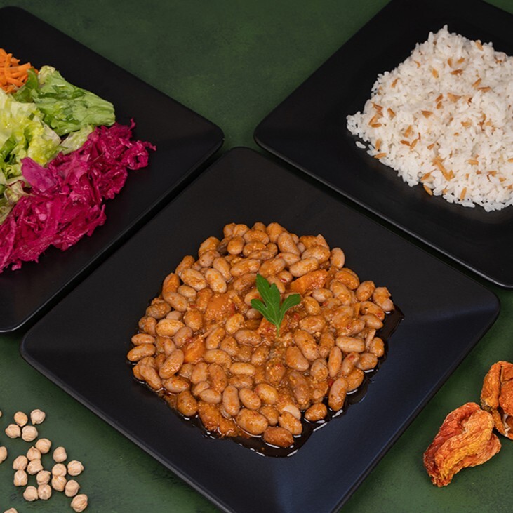 Zeytinyağlı Barbunya Pilaki Menü
