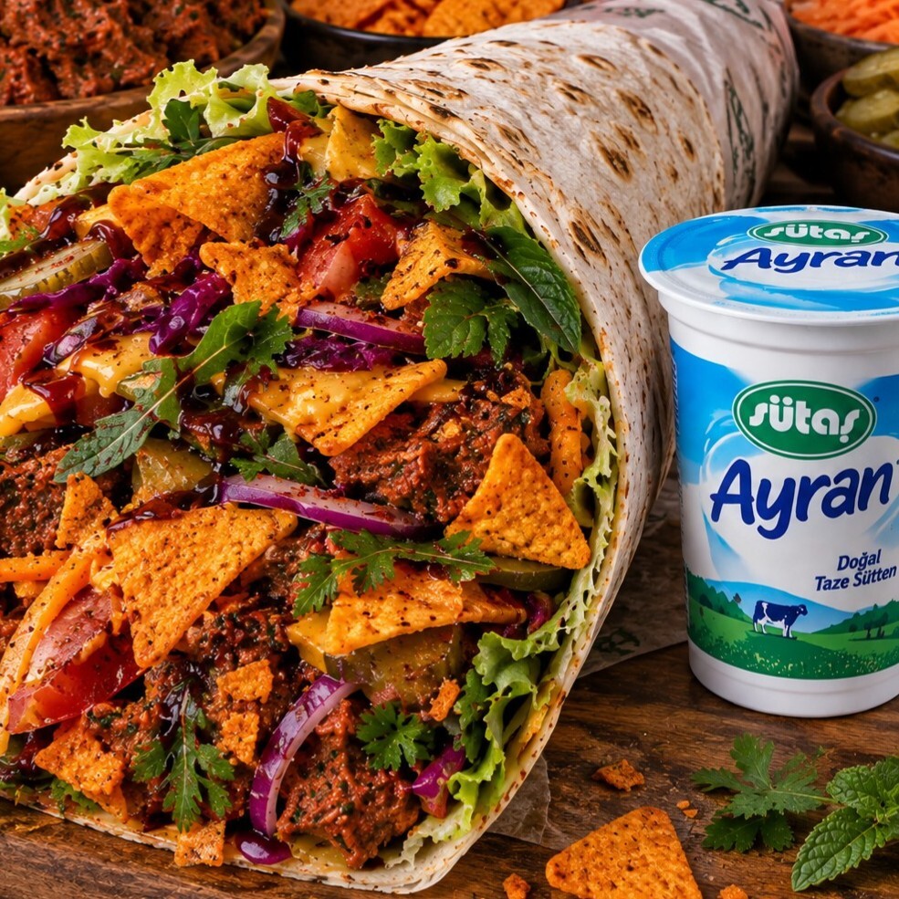 Doritos'lu Çiğ Köfte Dürüm Menü