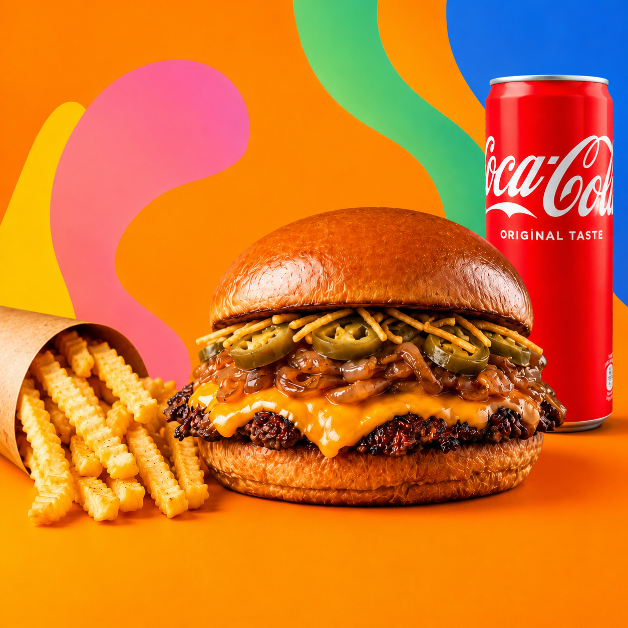 Single Chipotle Smash Burger Menü